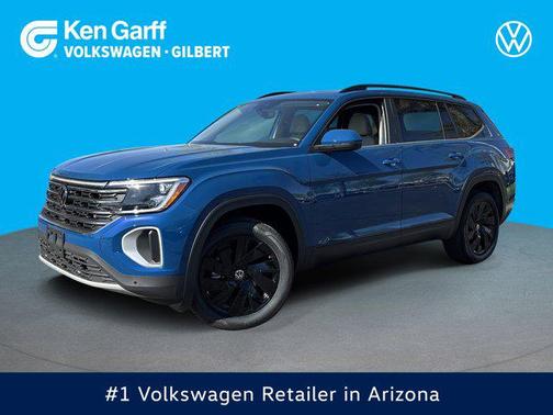 mountain lake blue metallic 2026 Volkswagen Atlas 2.0T SE w/Technology