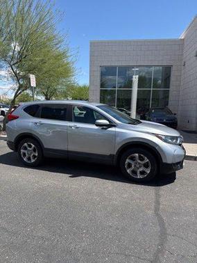 Lunar Silver Metallic 2018 Honda CR-V EX-L