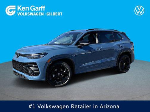 Monterey Blue Pearl 2026 Volkswagen Tiguan 2.0T SE R-Line Black