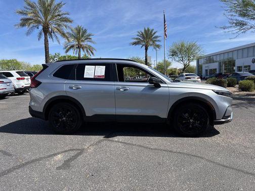 Lunar Silver Metallic 2024 Honda CR-V Hybrid Sport Touring AWD