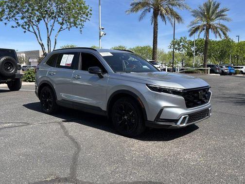 Lunar Silver Metallic 2024 Honda CR-V Hybrid Sport Touring AWD
