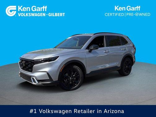 Lunar Silver Metallic 2024 Honda CR-V Hybrid Sport Touring AWD