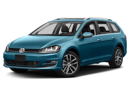 Platinum Gray Metallic 2015 Volkswagen Golf SportWagen TDI SEL 4-Door