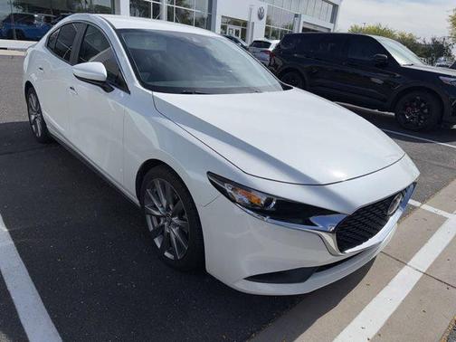 Snowflake White Pearl Mica 2020 Mazda Mazda3 FWD w/Select Package