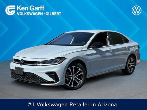Pure White 2025 Volkswagen Jetta 1.5T Sport