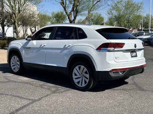 Pure White 2023 Volkswagen Atlas Cross Sport 2.0T SE w/Technology