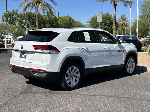 Pure White 2023 Volkswagen Atlas Cross Sport 2.0T SE w/Technology