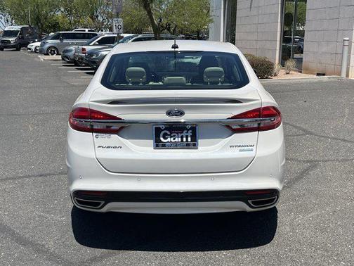 White Platinum 2017 Ford Fusion Titanium