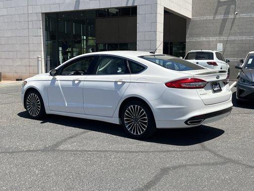 White Platinum 2017 Ford Fusion Titanium