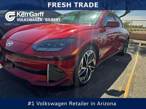 Ultimate Red 2023 Hyundai IONIQ 6 SEL