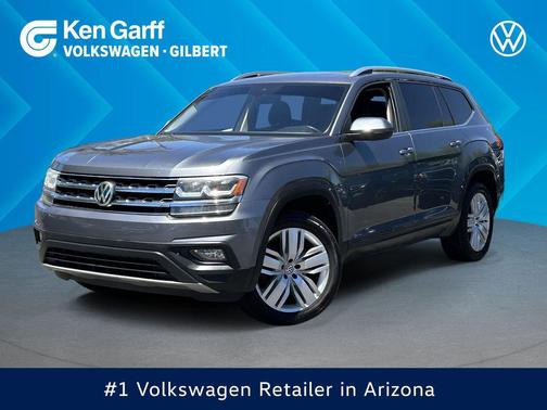 Platinum Gray Metallic 2019 Volkswagen Atlas 3.6L SE w/Technology