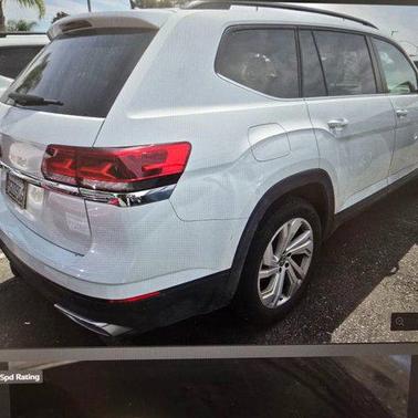 Pure White 2023 Volkswagen Atlas 3.6L SE w/Technology