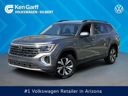 Platinum Gray Metallic 2024 Volkswagen Atlas 2.0T SE
