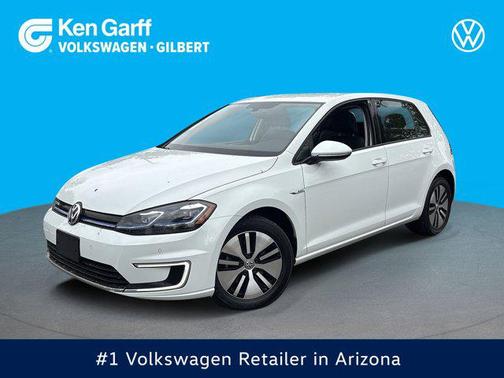 Pure White 2018 Volkswagen e-Golf SEL Premium