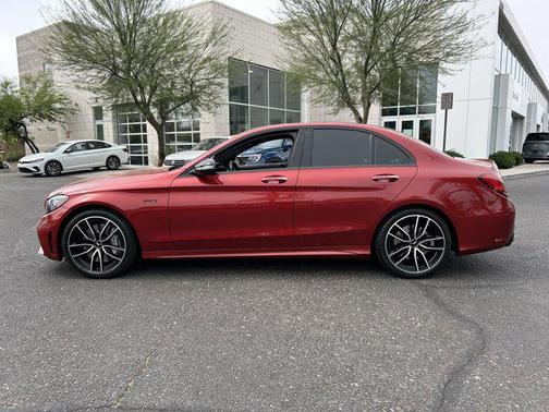 Hyacinth Red 2019 Mercedes-Benz AMG C 43 4MATIC