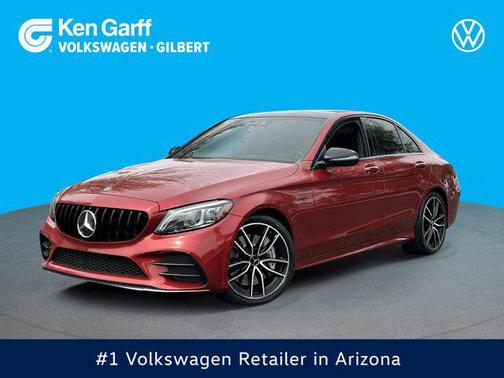Hyacinth Red 2019 Mercedes-Benz AMG C 43 4MATIC
