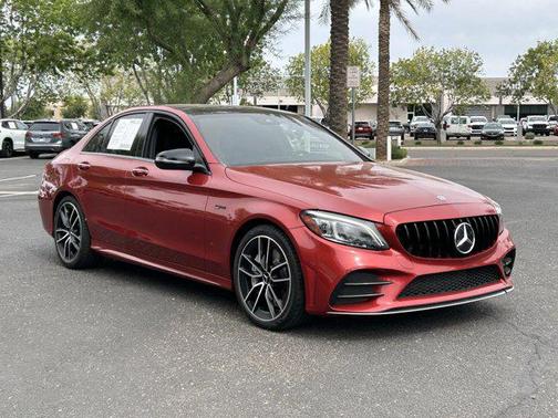 Hyacinth Red 2019 Mercedes-Benz AMG C 43 4MATIC