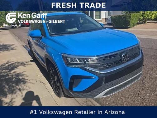 Blue 2023 Volkswagen Taos 1.5T SE