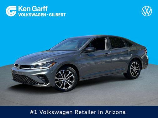 Platinum Gray Metallic 2025 Volkswagen Jetta 1.5T Sport