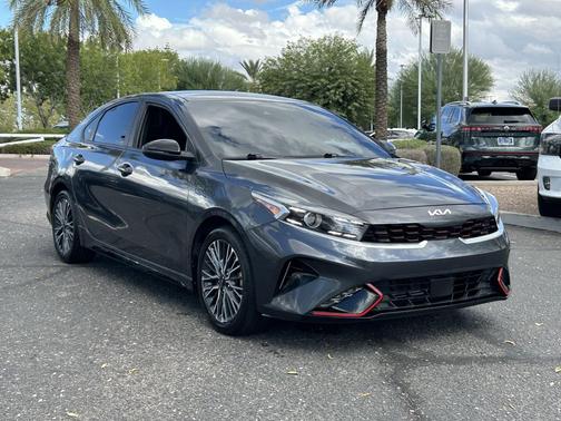 Gravity Gray 2023 Kia Forte GT-Line