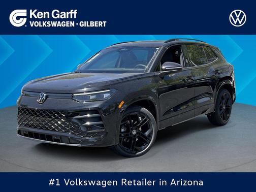 deep black pearl 2026 Volkswagen Tiguan 2.0T SE R-Line Black