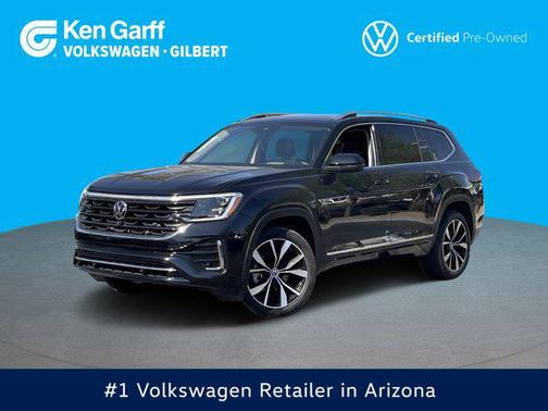Deep Black 2025 Volkswagen Atlas 2.0T SEL Premium R-Line 4MOTION