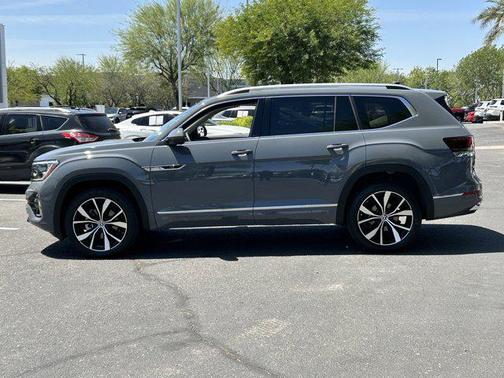 Pure Gray 2025 Volkswagen Atlas 2.0T SEL Premium R-Line 4MOTION