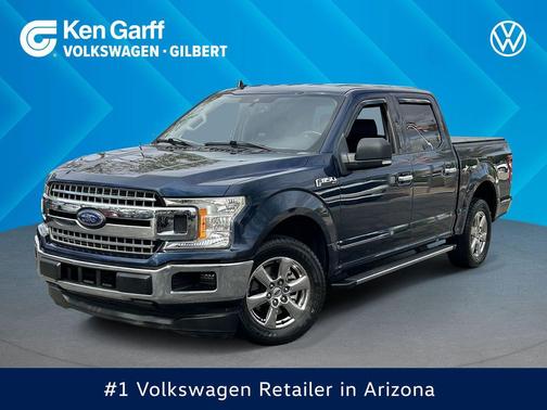 Blue 2020 Ford F-150 XLT