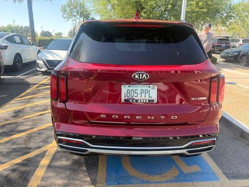 Passion Red Tintcoat 2021 Kia Sorento SX