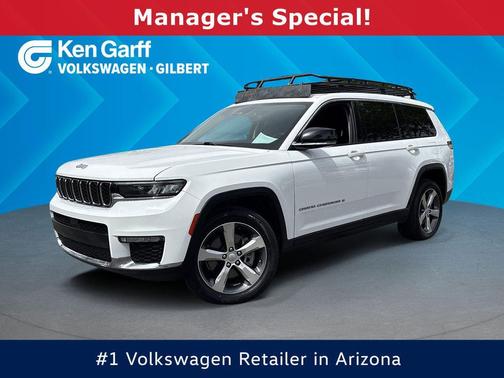 Bright White Clearcoat 2021 Jeep Grand Cherokee L Limited