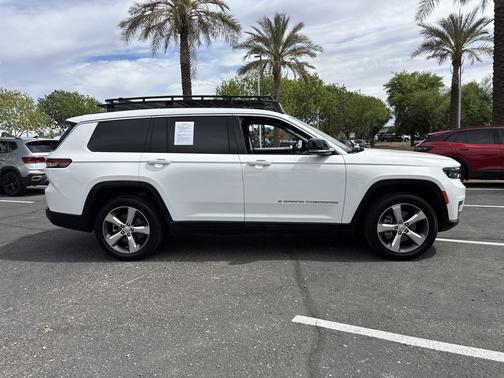 Bright White Clearcoat 2021 Jeep Grand Cherokee L Limited