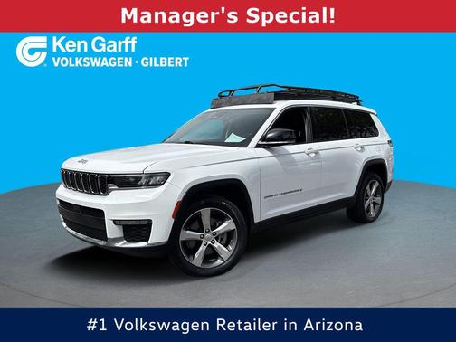 Bright White Clearcoat 2021 Jeep Grand Cherokee L Limited