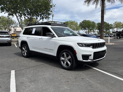 Bright White Clearcoat 2021 Jeep Grand Cherokee L Limited