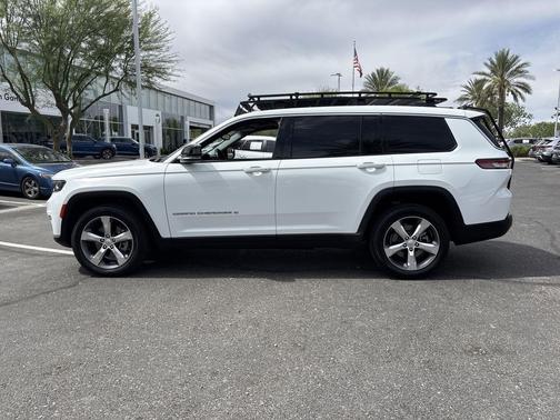 Bright White Clearcoat 2021 Jeep Grand Cherokee L Limited