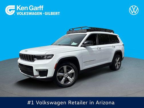 Bright White Clearcoat 2021 Jeep Grand Cherokee L Limited