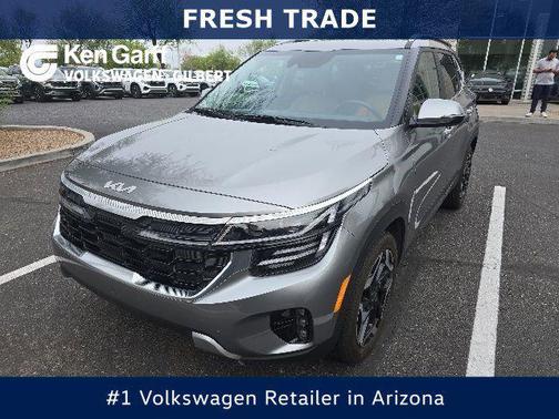 Steel Gray 2024 Kia Seltos SX Turbo