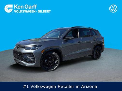 Platinum Gray Metallic 2026 Volkswagen Tiguan 2.0T SE R-Line Black