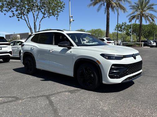 Opal White Pearl 2026 Volkswagen Tiguan 2.0T SE R-Line Black