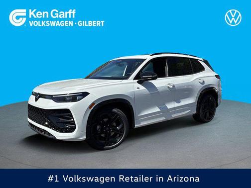 Opal White Pearl 2026 Volkswagen Tiguan 2.0T SE R-Line Black