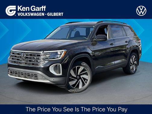 Deep Black Pearl 2026 Volkswagen Atlas 2.0T SE w/Technology 4MOTION