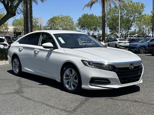 Platinum White Pearl 2019 Honda Accord LX