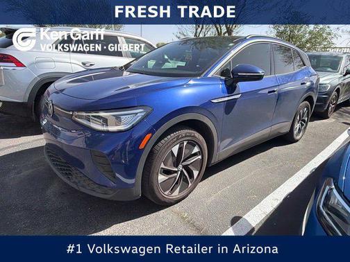 Blue 2022 Volkswagen ID.4 AWD Pro S