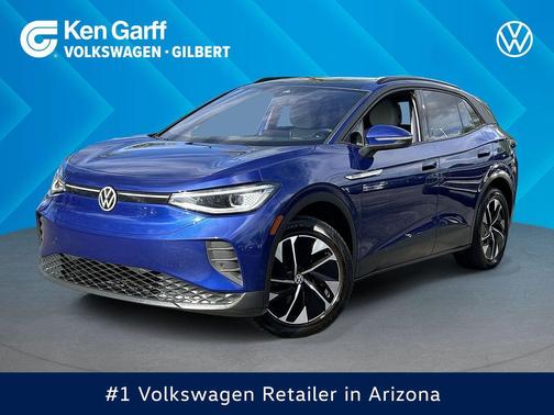 Blue 2022 Volkswagen ID.4 AWD Pro S