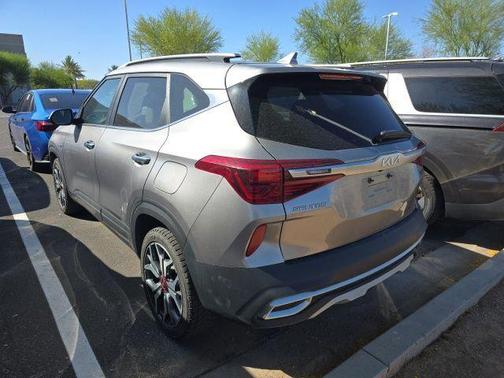 Steel Gray 2022 Kia Seltos SX Turbo