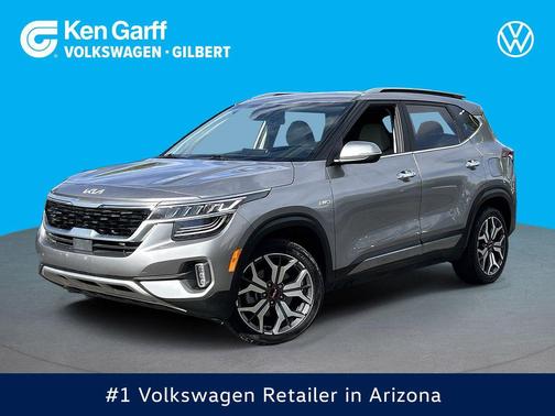 Steel Gray 2022 Kia Seltos SX Turbo