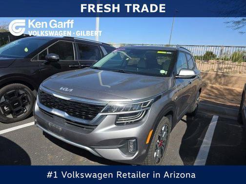 Steel Gray 2022 Kia Seltos SX Turbo