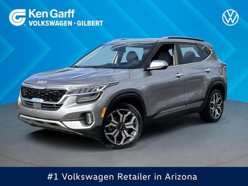 Steel Gray 2022 Kia Seltos SX Turbo