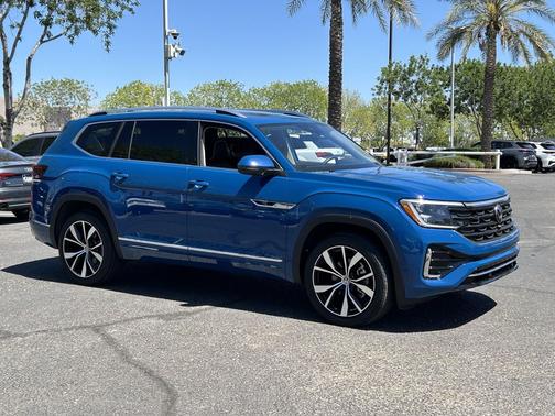 mountain lake blue metallic 2026 Volkswagen Atlas 2.0T SEL Premium R-Line 4MOTION