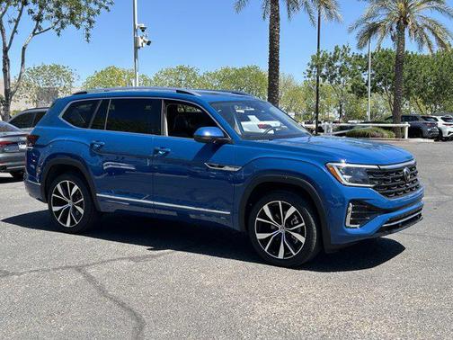 mountain lake blue metallic 2026 Volkswagen Atlas 2.0T SEL Premium R-Line 4MOTION