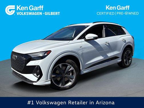 Glacier White Metallic 2023 Audi Q4 e-tron Prestige 50 quattro